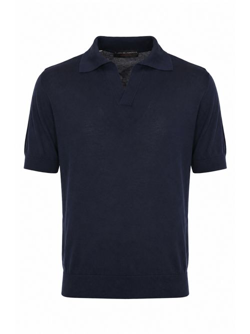 Polo skipper in cotone Oltremare FILIPPO DE LAURENTIIS | PL1MCSK SU12R891
